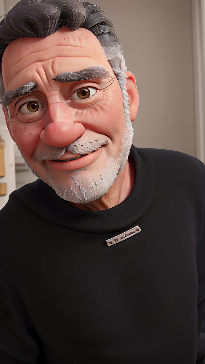 59 years old gray hair, greybeard