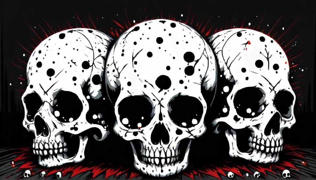 Several skulls 