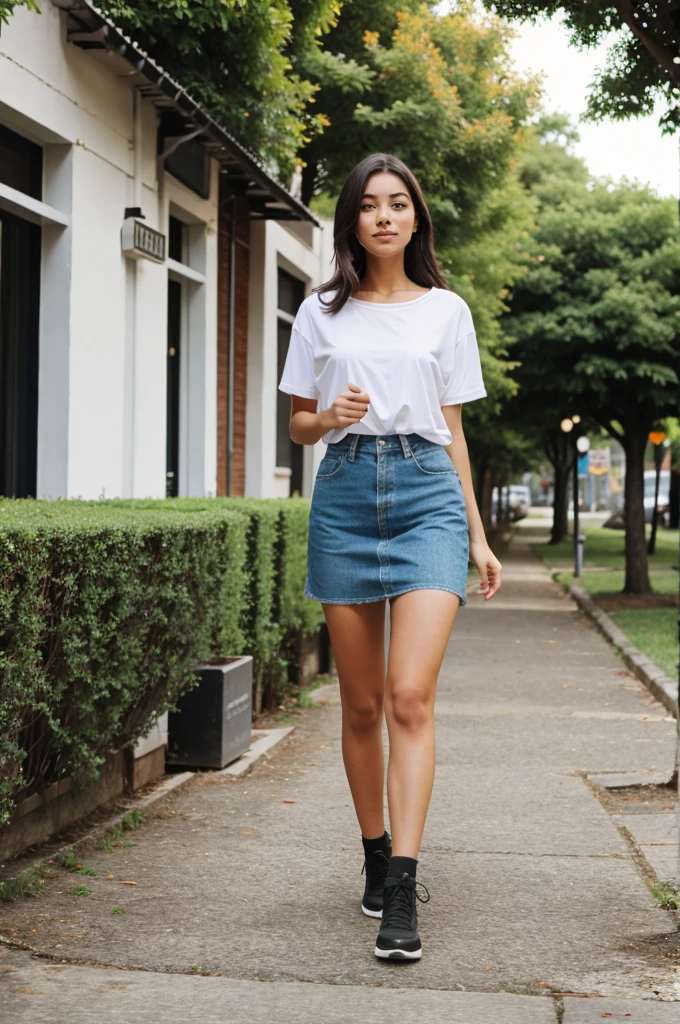 Walking with a girl