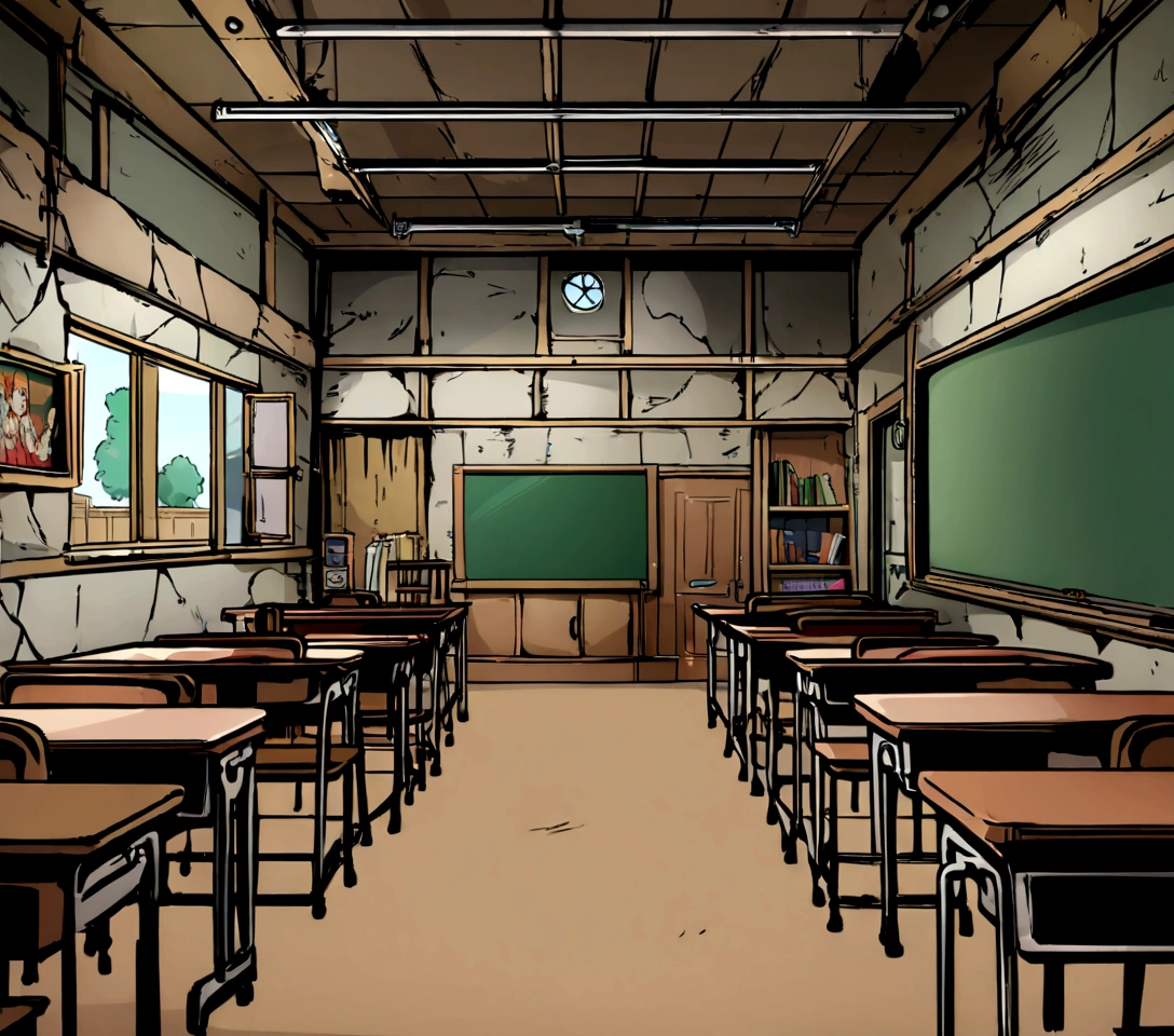 cartoon illustration of a classroom with a chalkboard and desks, classroom background, highschool background, background art, random background scene, detailed school background, background artwork, blackboard in background, personal room background, typical anime classroom, in a dungeon background, background image, blackboard, chalkboard, magic lab background, in a classroom, dungeon background, backroom background