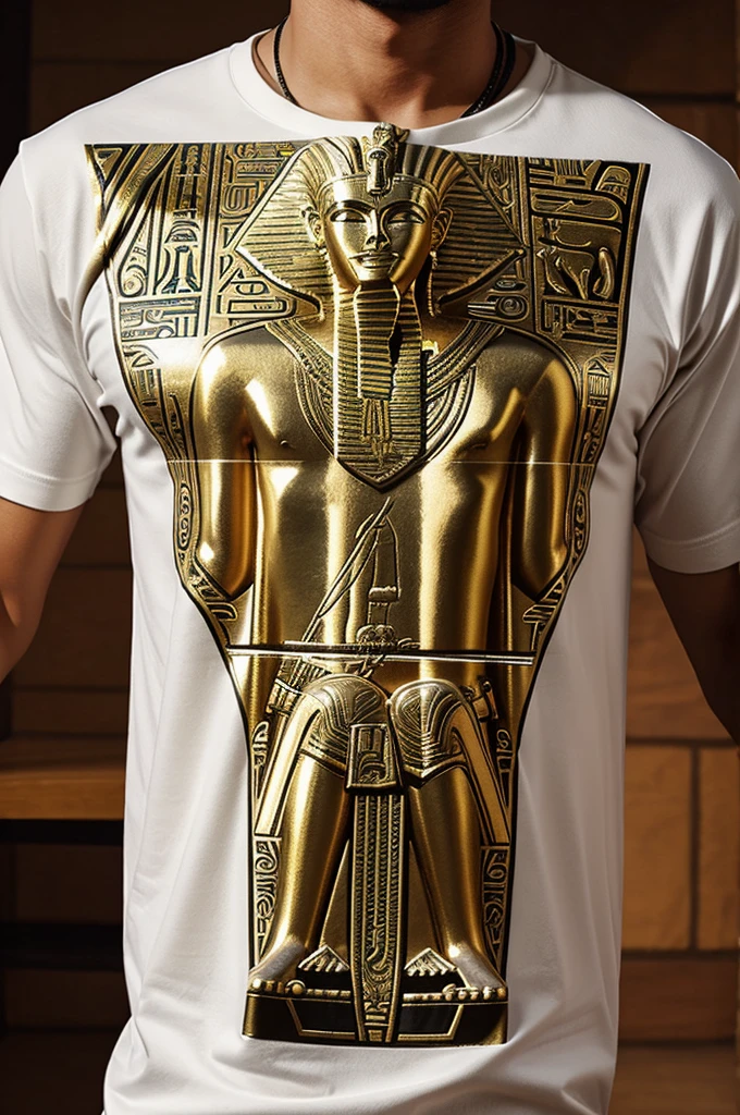 I want to design a website to sell Pharaonic art T-shirts. The website shows a 3D T-shirt that moves whenever the customer moves the site down. 