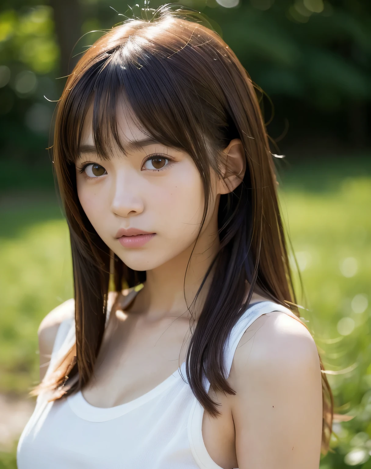 best qualityer, Facial Focus, smooth light, ultra high resolution, (photorrealistic:1.4), CRU photo,
1 Japanese girl, standing alone, cute, (schoolboy, lights in the eyes), detailed gorgeous face, (smallbreast),(high resolution detail of human skin texture),
(long hair),
hinterland,
Damask Shirt Dress,
(portraite)
