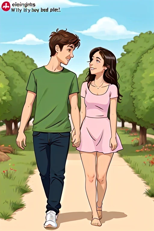 Cartoon of describing the our love journey 