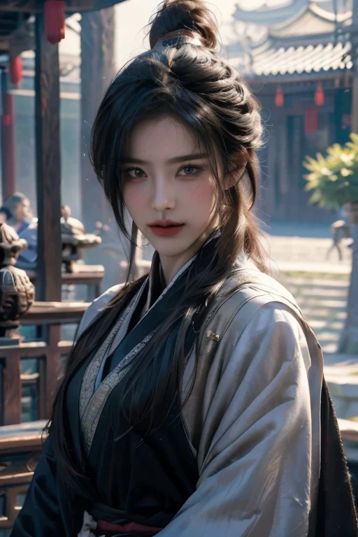 Masterpiece，BEST FEATURES，It has a very high resolution.，8K，((Portrait))，((head close up))，original photo，Real photos，digital photography，
(Assassinหญิง in ancient China)，(woman in stockings)， girl，(Faces with many details)，Beautiful pupils，(long black hair)，elegant and noble，(frown)，brave，(Silk stockings in perspective，Torn silk)，Assassinหญิง，Assassin，Chinese characters，Fantasy style，
Posing for pictures，Night Forest Background，movie lights，Ray tracing，CG game，((Real 3D engine))，oc render reflection textures