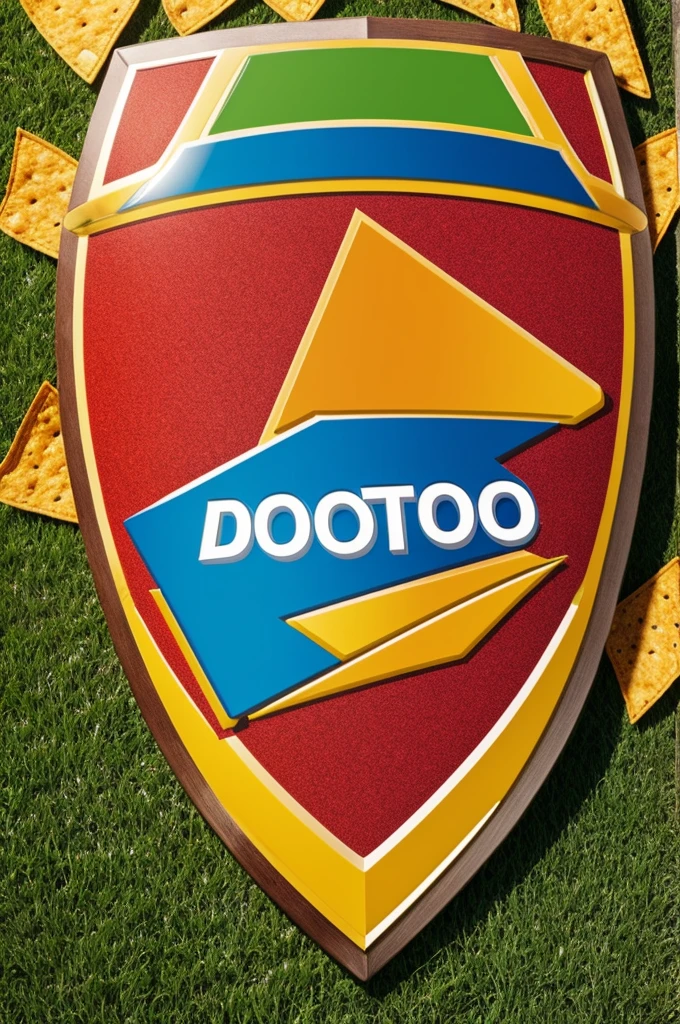 soccer shield , doritos theme team name doritos fc