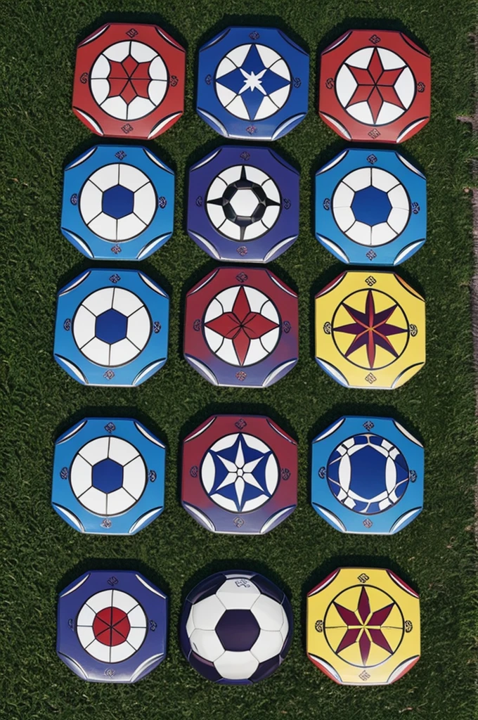 Soccer team shields
