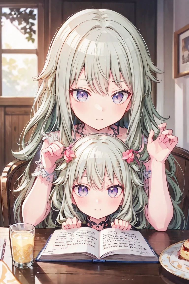 (Tabletop:1.2)、masterpiece、Best image quality、Facing each other head on、Face the camera、Fluffy hair、Delicate eyes、A lovely big smile, 最high quality、Mature Girl、1 person、masterpiece, Most detailed, high quality、Shiny Hair、Very fine and beautiful bright eyes、nose blush、Very detailed, clear and beautiful face, Awards, (Anatomically correct)、Reach out