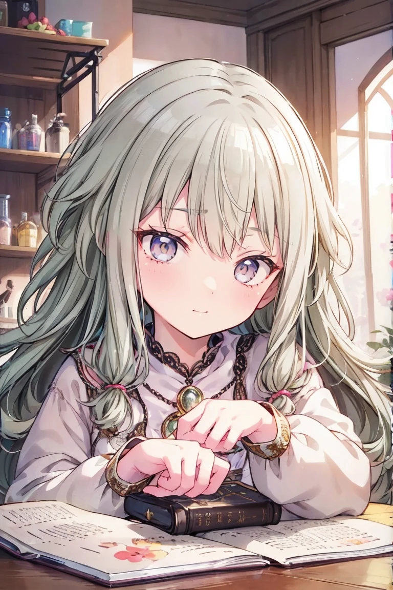 (Tabletop:1.2)、masterpiece、Best image quality、Front facing、Face the camera、Fluffy hair、Delicate eyes、A lovely big smile, 最high quality、Mature Girl、1 person、masterpiece, Most detailed, high quality、Shiny Hair、Very fine and beautiful bright eyes、nose blush、Very detailed, clear and beautiful face, Awards, (Anatomically correct)、Reach out