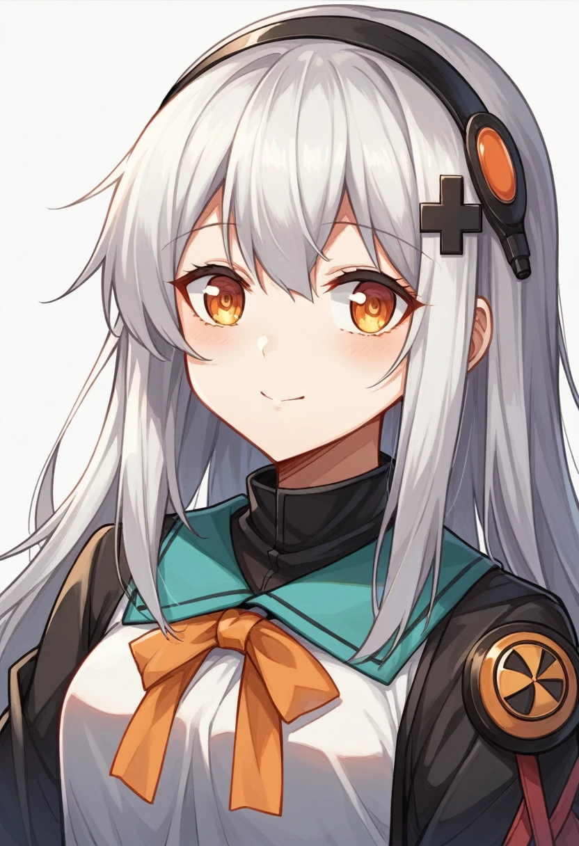 廊下に立っている長い髪と白いコートを着たAnime Girls, Girls Frontline Style, From Girls Frontline, From Arknights, Portrait Anime Astronaut Girl, かわいいAnime Girls, Cute girl anime visuals, Silver Haired Girl, Anime Girls, Anime Mecha Aesthetics, Anime Aesthetics, Beautiful anime portraits, Anime Girlsのポートレート, かわいいAnime Girls, 美しいAnime Girls
