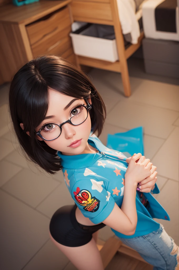 Disney pixar style 3D female character