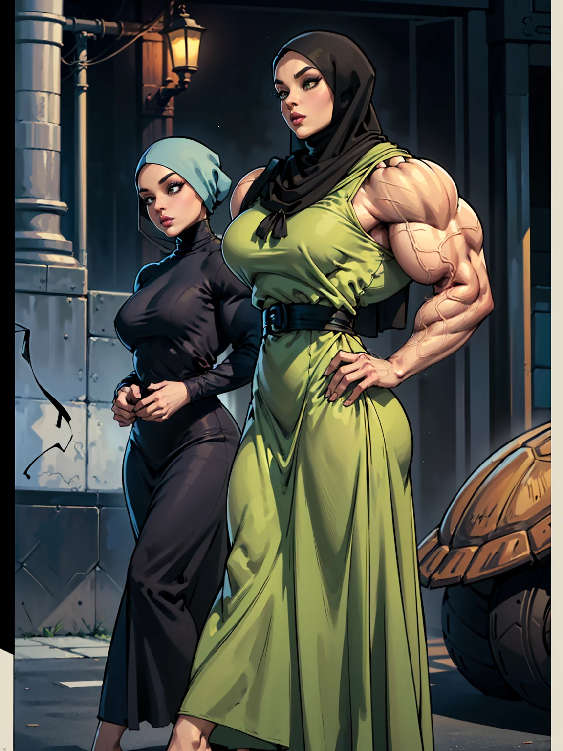 (ma(masterpiece), THICK OUTLINES; best quality, expressive eyes, perfect face, , extremely detailed, 70 years old, hijab, high heels, hijab, long dress, turtle neck dress, muscular, bodybuilder, adult, detailed background, walking at the street, perfect hands, hijab, long dress, turtle neck dress, perfect hands, hijab, long dress, turtle neck dress, perfect hands, hijab, long dress, turtle neck dress, perfect hands, adult, botox lips, detailed background, walking at the street, botox lips, detailed background, walking at the street, perfect hands, hijab, long dress, turtle neck dress, perfect hands, hijab, perfect hands, hijab, perfect hands, adult, botox lips, detailed background, walking at the street, perfect hands, perfect anatomy, perfect hands, hyper muscle, body builder, bulky, slight muscle, hyper muscle, body builder, bulky, slight muscle, long face, edgy face, long and striking face