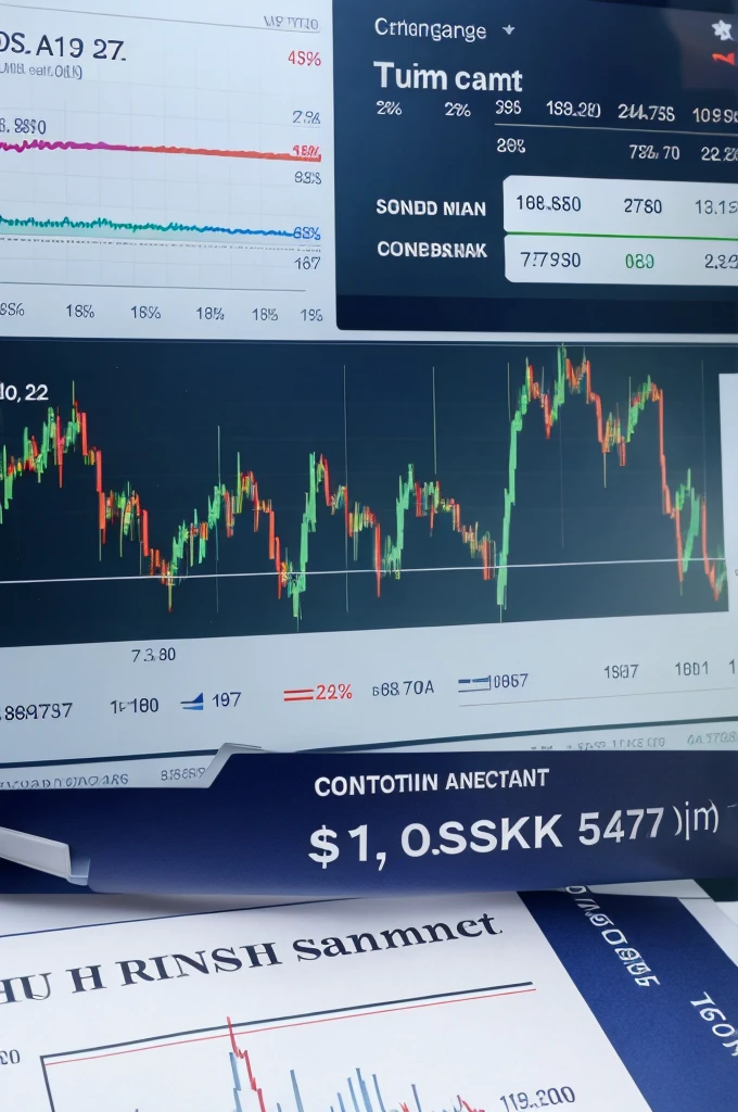 Stock market graph