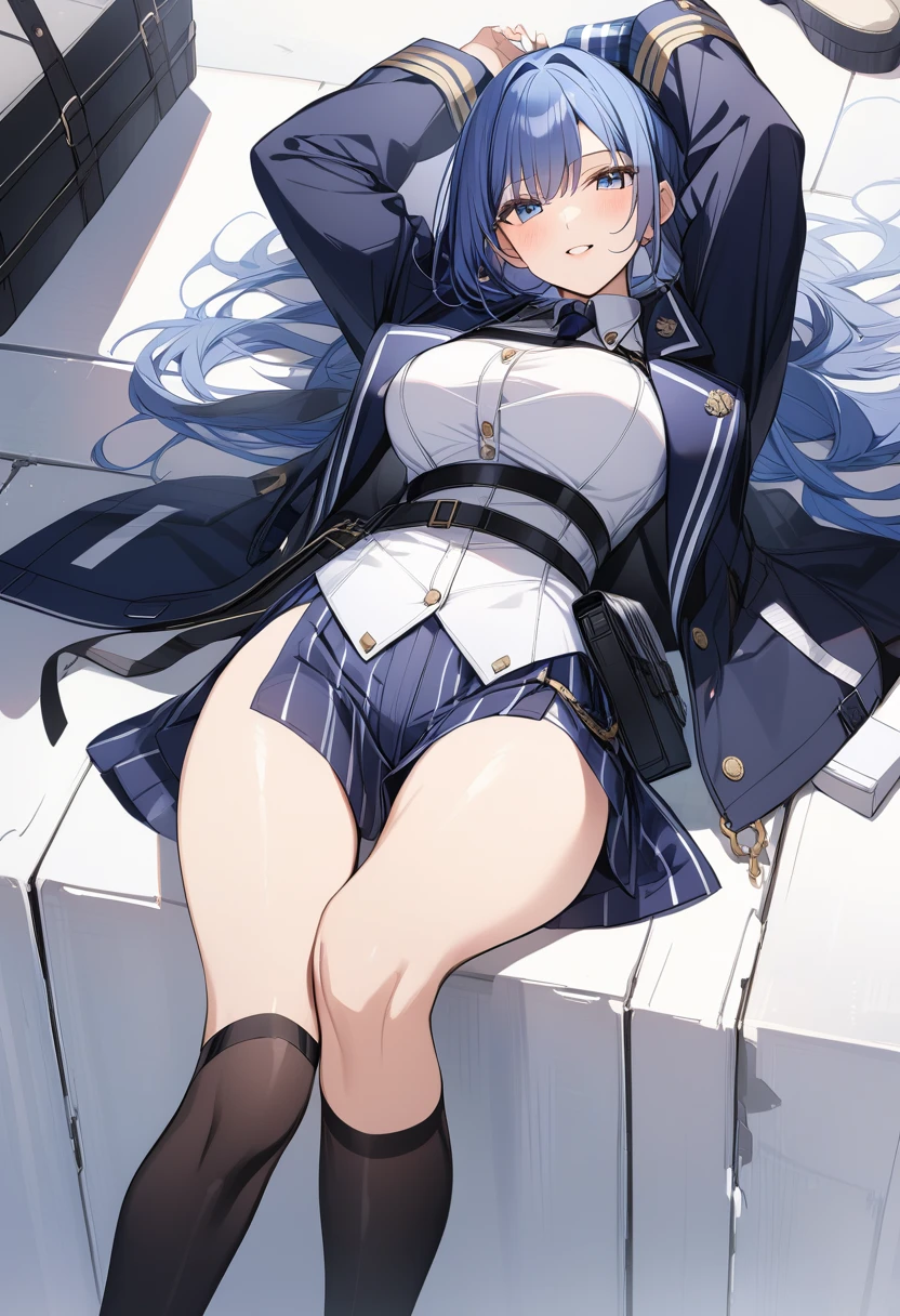 1girl navy \(navy.blue\)