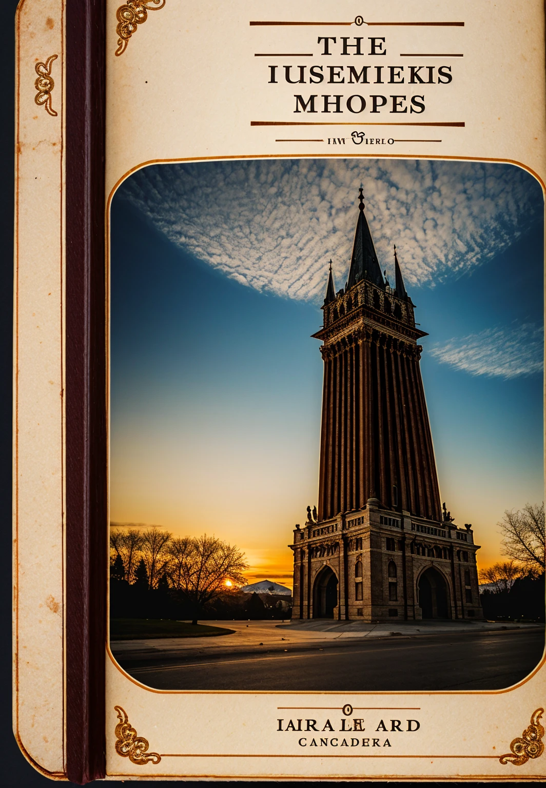 Cover for mystery and investigation book called "Fragments of Memories"