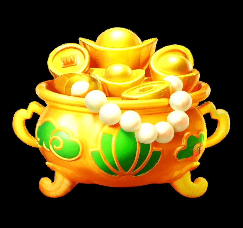 A cornucopia，3d icons, Treasure, Game Icon Assets, Object Art, Treasure hoard, Kaneko, Treasure，God of Wealth, Game assets, Stylized game icons，3d，Ultra Detailed，HD，8K