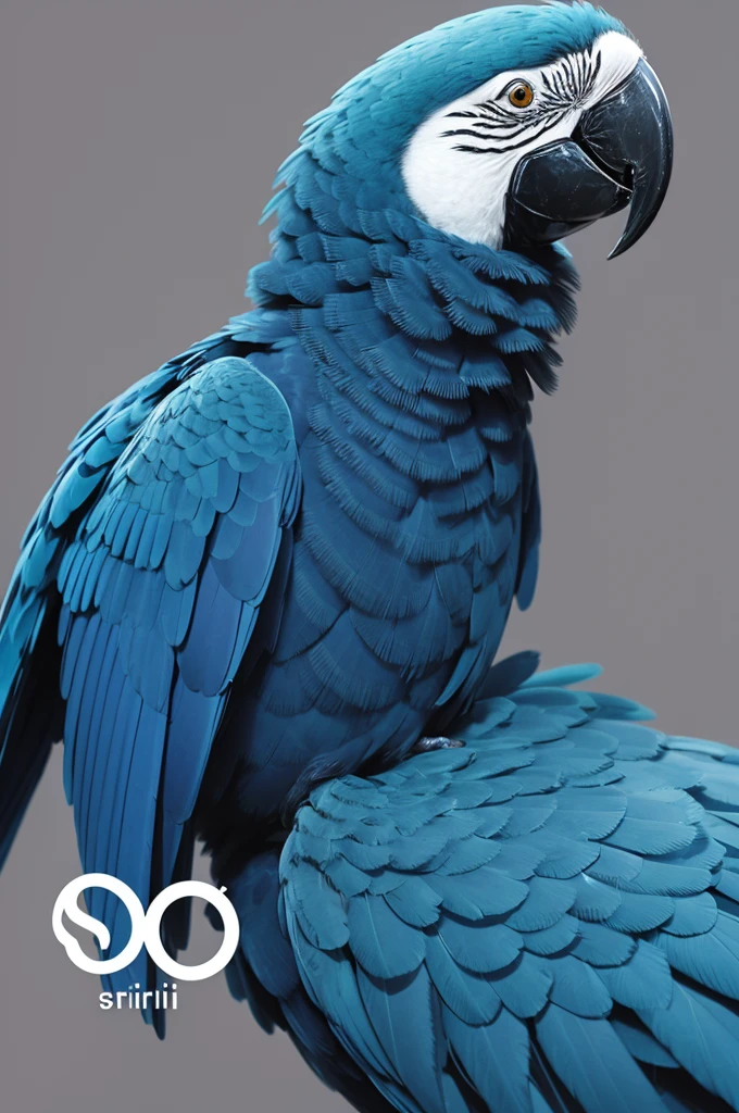 Logo for siriri group with blue macaw image and name