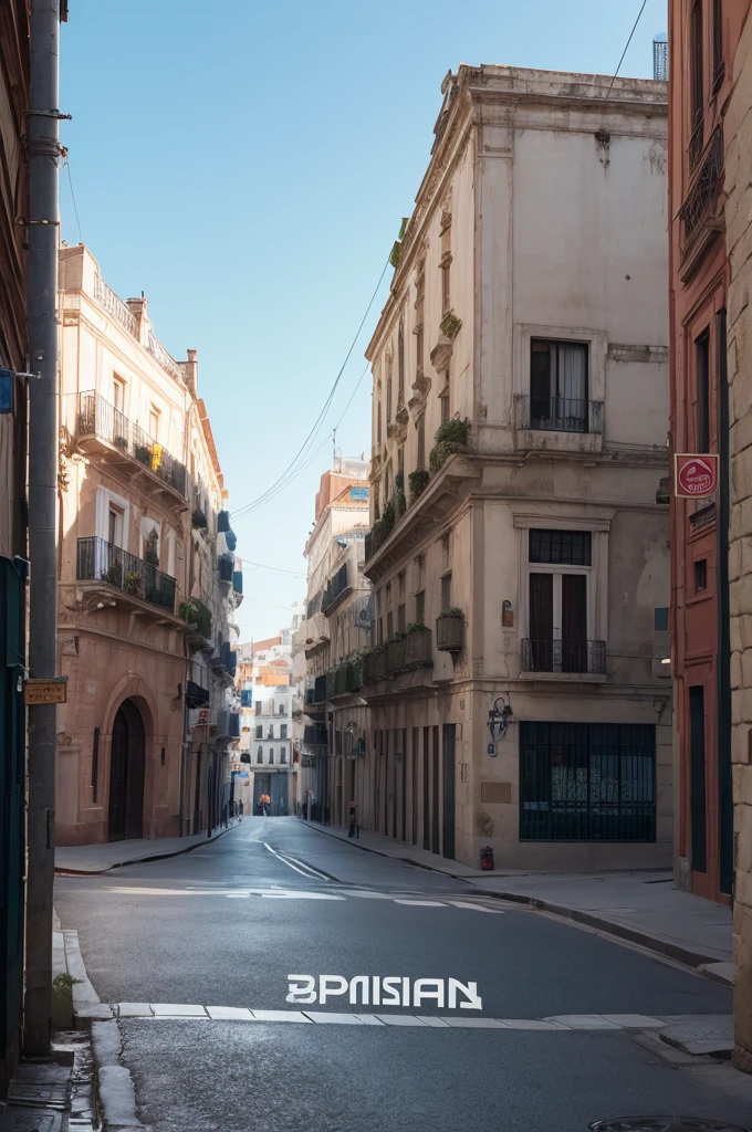 Create a background with an ad in Spanish