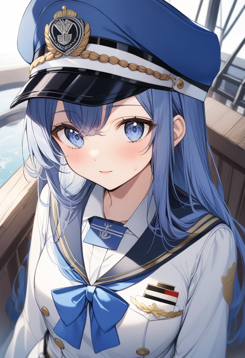 1girl, navy \(navy.blue\)
