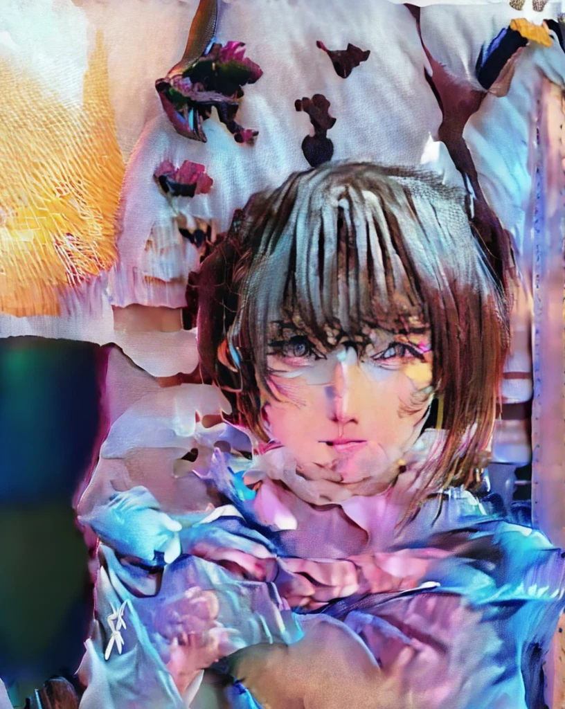 Purelos Face_v1, Highest quality, Realistic, 8K, High resolution, Full Color, One girl, woman, 20 years old woman, (Mouth closed:1.33), (Portraiture:0.6), night,((Poolside Background:1.52)), Full Color, ((yukata:1.88)), View your viewers:1.8, (One girl eyes View your viewers:1.55), (Medium Hair, Brown Hair, Parted bangs:1.35), (Bokeh),