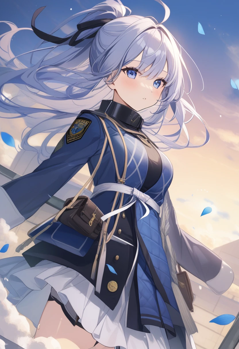 1girl, \navy \(navy.blue\)\