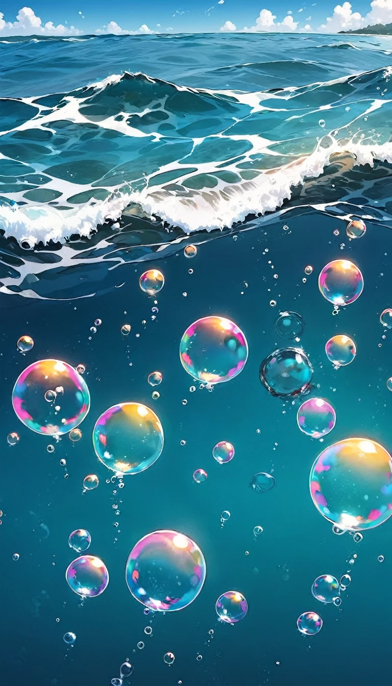 Bubbles in the ocean