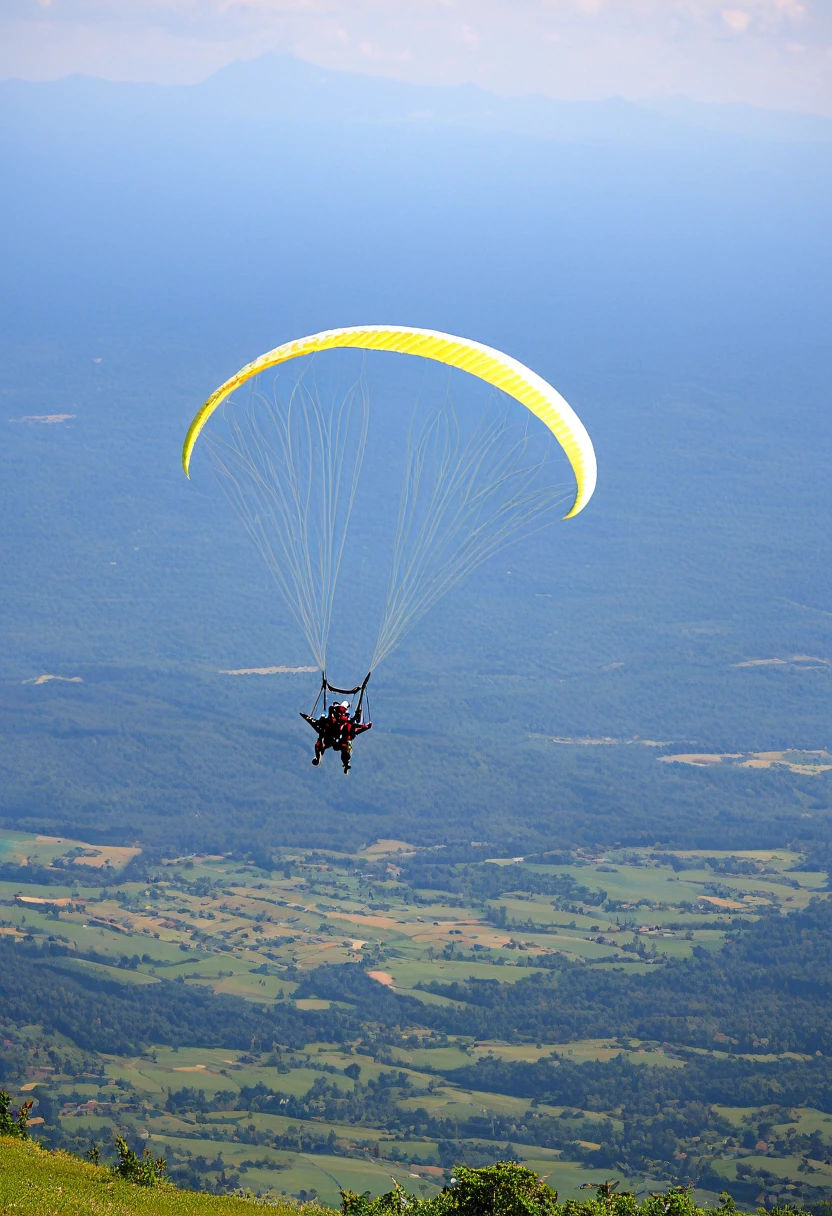 Hang gliding is a sport that involves flying without the aid of an engine., using only air currents to stay in the air. This practice is carried out mainly with two types of aircraft: delta wing paragliders. Both depend on the pilot's skills to control the flight, taking advantage of the atmospheric conditions, such as thermal updrafts and downslope winds.
The paraglider is a type of modified parachute, which allows take-offs on foot, usually from mountains or hills. The pilot takes off running downhill until the paraglider inflates and lifts him off the ground. sedang terbang, the pilot uses the control handles to direct the paraglider, being able to perform maneuvers and choose the desired route.
At asa delta, A sua volta, It is a more rigid aircraft, with an aluminum or carbon fiber frame covered in fabric. Take-off is also carried out on foot, but the pilot lies face down in a harness, which provides a different flying experience, more like a bird. Control is done by shifting body weight, leaning to the sides or back and forth.
Hang gliding provides a unique feeling of freedom and connection with nature. Pilots can reach high altitudes and travel long distances, exploring stunning landscapes and challenging your own limits. The practice requires knowledge about meteorology, flight and safety techniques, in addition to good physical and mental preparation.
This sport, in addition to offering moments of adrenaline and adventure, also promotes well-being and health, as it involves physical activity and direct contact with nature. Whether for competitions, leisure or tourism, hang gliding attracts people of all ages who seek new experiences and the unparalleled sensation of flying like birds.