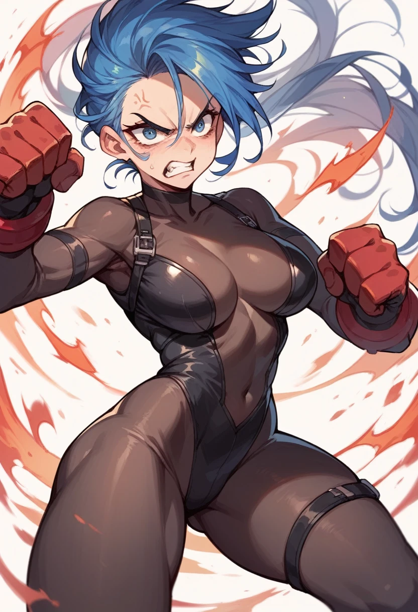 angry Womans fight bodystocking