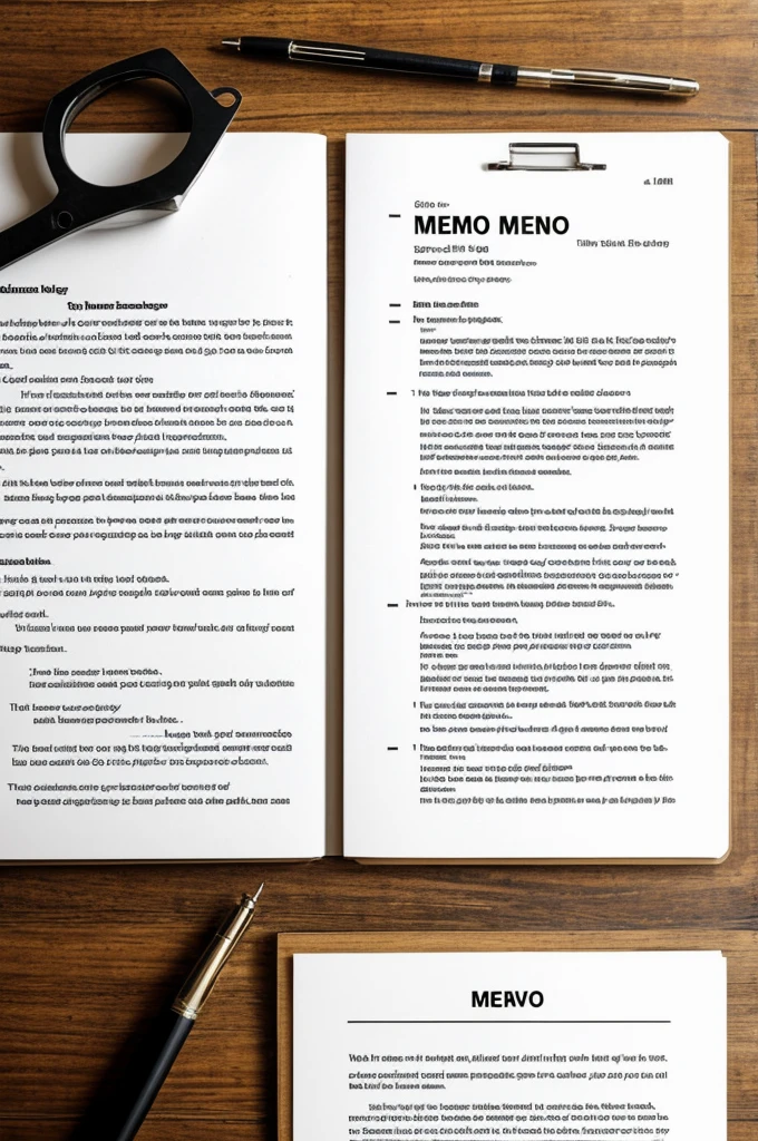 Create a cover for a redox memo