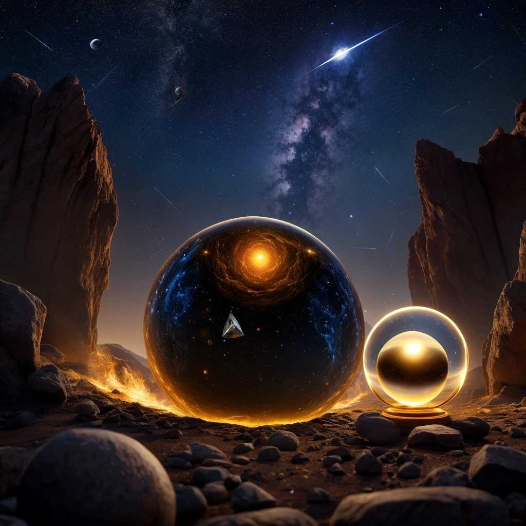 astrologer, starry night sky, planetary constellations, crystal ball, ancient astronomy, mystical symbols, horoscope, zodiac, divination, cosmic energy, ethereal glow, celestial magic, intricate details, imaginative composition, cinematic lighting, dramatic atmosphere, fantasy art, deep color palette, mesmerizing digital art