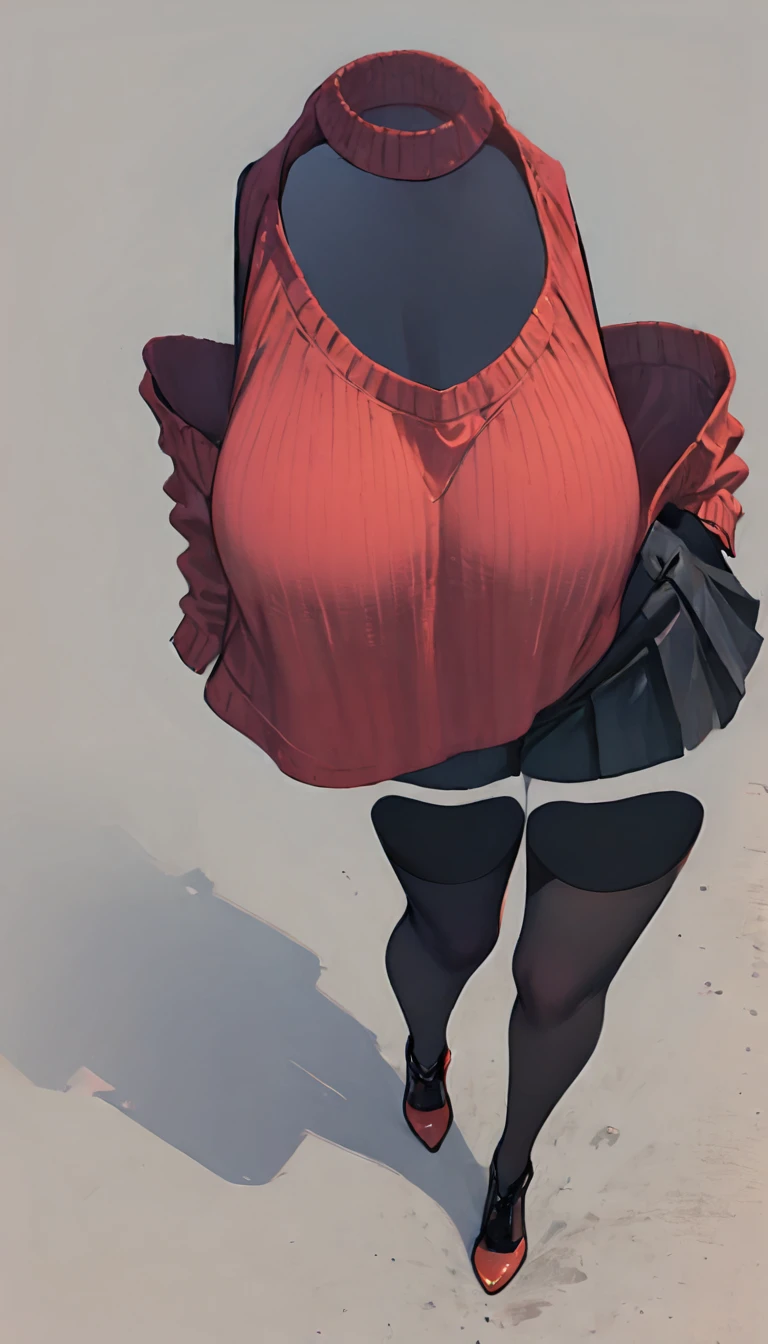 No one,(masterpiece, best quality:1.2), 1 woman, alone,[huge breasts:8]