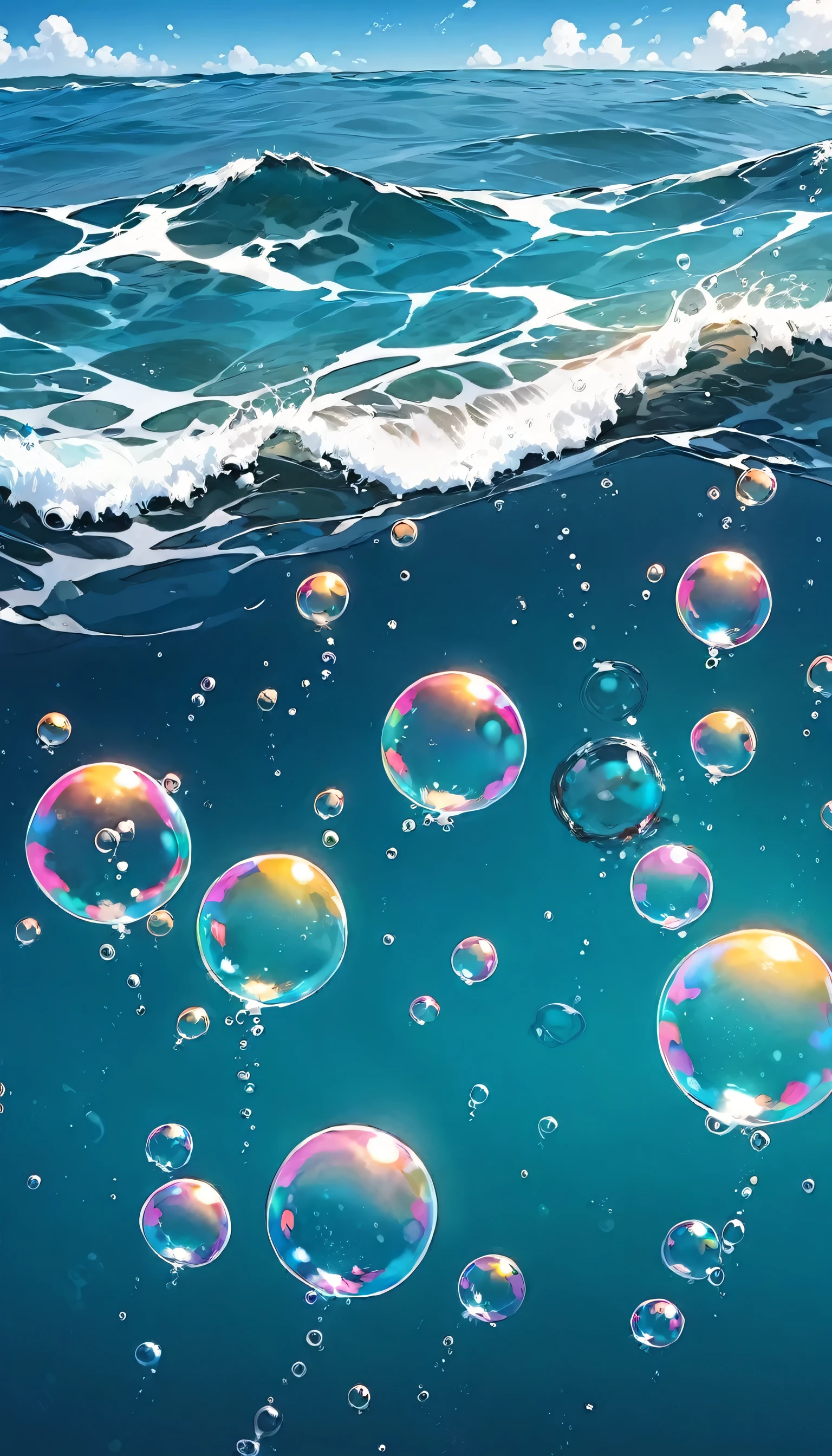 Bubbles in the ocean