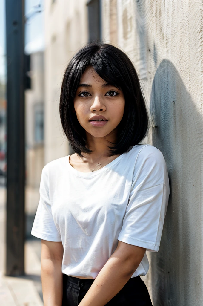Blasian chick