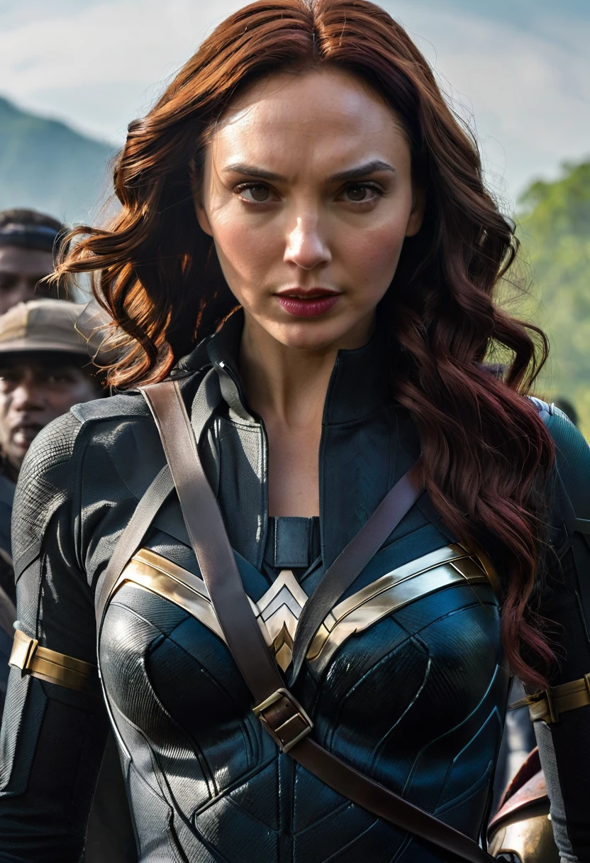 (((Extreme close-up GAL Gadot under the mantle of the Amazon warrior Wonder Woman (((Traje Negro Black Widow))),(((Diaema Wonder Woman)))front images splash color images (((Traje Negro Black Widow))),(((Diaema Wonder Woman))),(((Traje Negro Black Window))),(((Diaema Wonder Woman)))