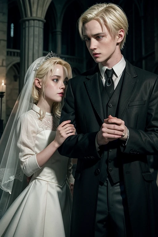 Draco Malfoy marrying a girl