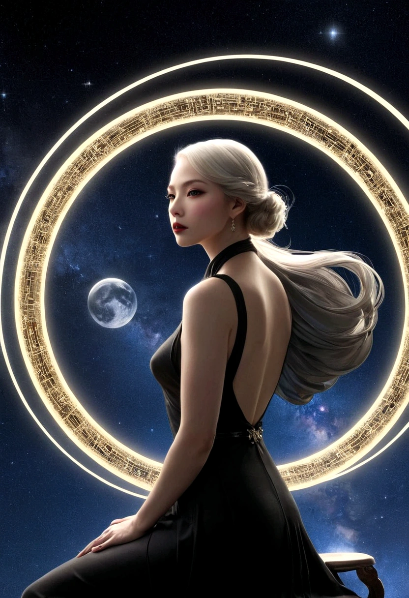 Astrologer,Magic Circle, Sacred geometry, Clear focus, Floating Ghost Mage, Heaven and earth collapsed, Mobius strip, Black Hole, Lots of meteorites floating, Combination Magic Circle, call, Transformation of matter and immateriality, Kim Sik, and other complex ritual combinations , Mike Winkelmann style的超现实数字艺术, Rolf ARmstRong style: Fractal, Alberto Vargas, 和 H'style.R. liver. liver,Magical Realism,classical realism,Surrealism,imagination,Science fiction,From another realm,impossible,Visual exaggeration,Post-cyberpunk,Nano punk,Atomic Punch,gather,Circuit,lightpainting,白羊seat,♈︎,金牛seat,♉︎,双子seat. ♊︎,cancer,♋︎,天蝎seat,♏︎,天秤seat,♎︎,seat,♍︎,狮子seat,♌︎,射手seat,♐︎. 摩羯seat,♑︎,水瓶seat,♒︎,双鱼seat,♓︎,Unreal Engine,Octane RendeRing,V-Ray,High Detail,high quality,high resolution,Surrealism,16K,Ultra wide angle,High Angle Shot,,Bioluminescence,