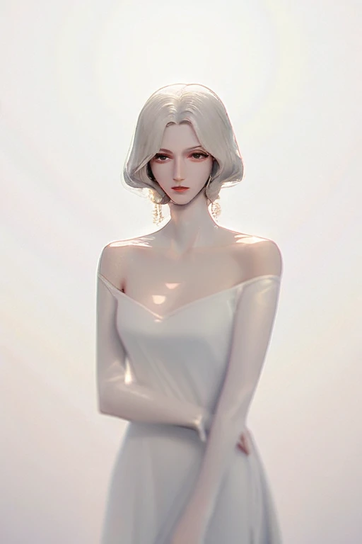 Close-up of a woman in a silver dress and flowing skirt., Concept art by Yang J, Artstation contest winner, fantasy art, Carole Bak's style, gracefully belly dance pose, Carol is behind, uh.., belly dance, wlop art, art of wlop, As seen in artgerm, A very detailed RTM pathogen.