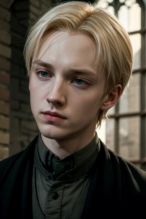 Draco Malfoy kissing Fred Weasley
