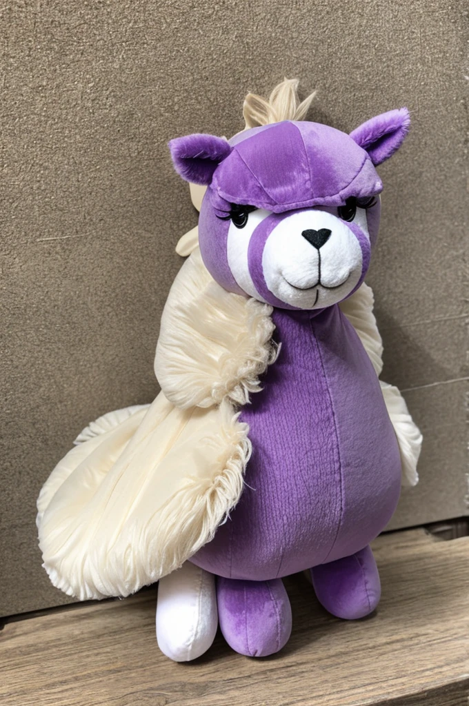 violet plush llama