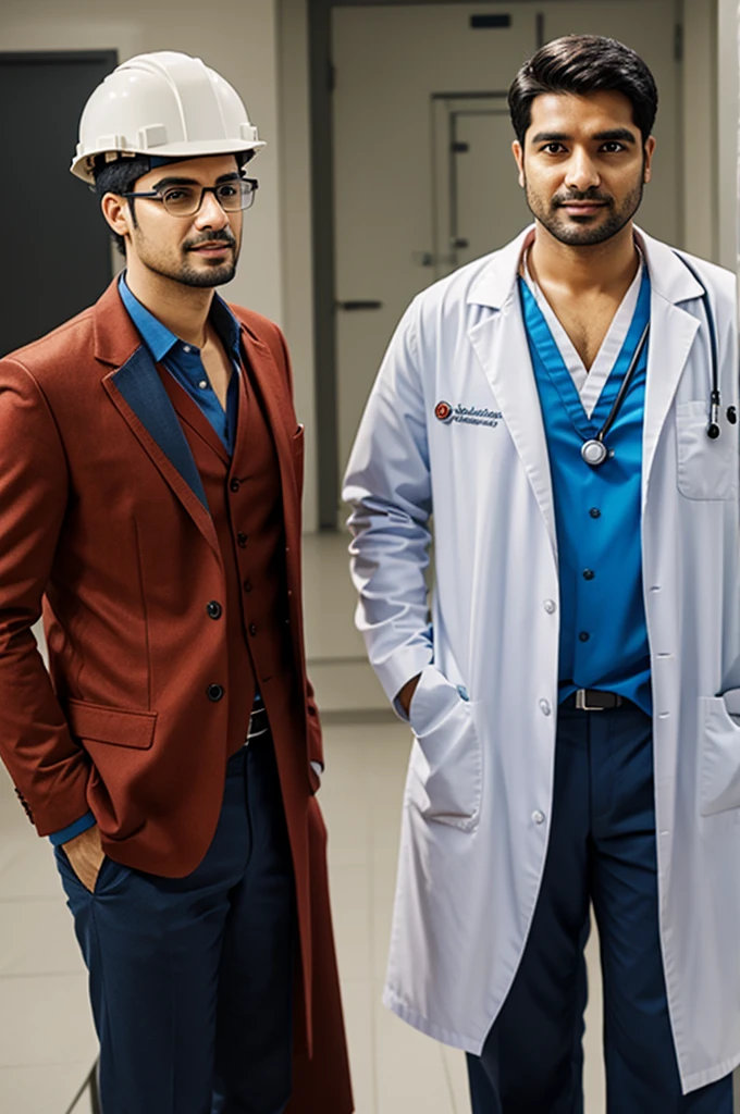 An engineer and a doctor 