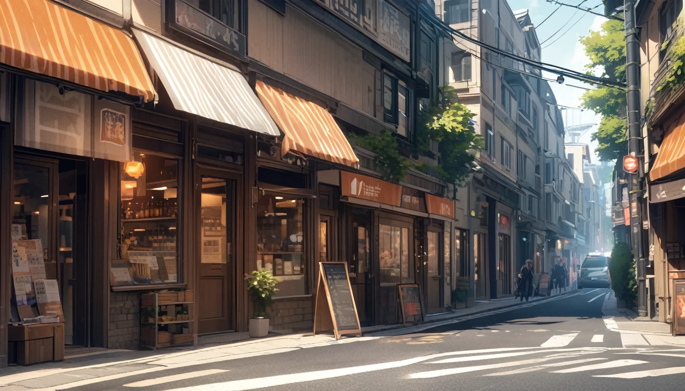 diagonal、Streetscape、bright