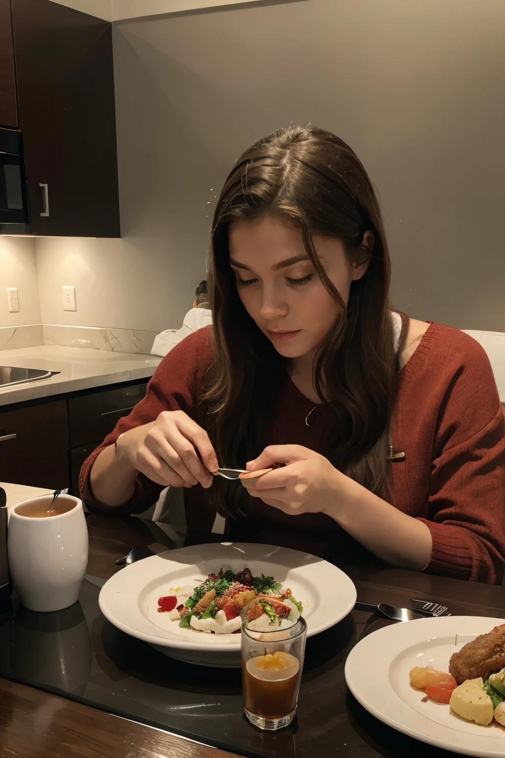 Homelander dining with family Griffin