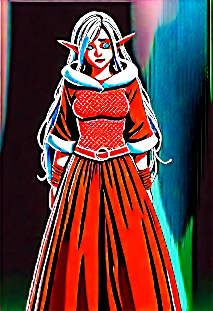 a small gnome girl with pale skin, very long wavy silver hair covering one eye, bright blue anime-style eyes with long lashes, wearing a corset, white puffy long sleeved shirt, and puffy cloth pants, leather bound boots, set in a windy fantasy landscape, (best quality, 4k, 8k, highres, masterpiece :1.2),ultra-detailed,dungeons and dragons, long elf ears, detailed skin and cloth textures, cute detailed face, intricate details, extremely detailed, 1girl, dynamic pose with hair covering one eye, shy personality, puffy cloth pants with leather belt, detailed privateer outfit, detailed buccaneer outfit, pouch on belt, wearing ornate leather armor with fur trim, silver inlay detail, wearing fur trimmed boots, wearing fur trimmed gloves, short, short height, halfing girl, small girl, very long detailed flowing hair, big head, big round eyes, windy, wind blown hair,bwirey muscles, fighter, dynamic angle, kineticist, pathfinder, pathfinder kineticist, wind kineticist, pouty lips