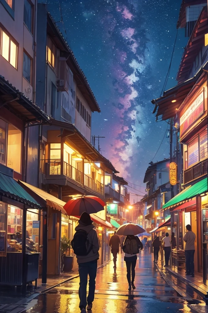 (master part), a busy city at night,milky ways, gorgeous, Natureza,Fter chuva, grama, beautiful sky, nuvens gogeous, 4k, Feliz,Felizness, macio, papel de parede,, Hope, intrincado, BREAK the image transmit a Hopeful feeling, Good vibes, Feliz atmosphere, beleza nos pequenos detalhes, a visual master part, Cores bonitas, UHD, high resolution,Absurdo, imagem profissional, breath-taking,Amazing