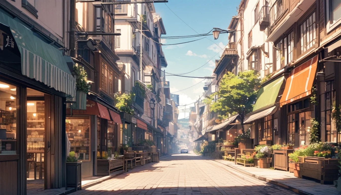 diagonal、Streetscape、bright