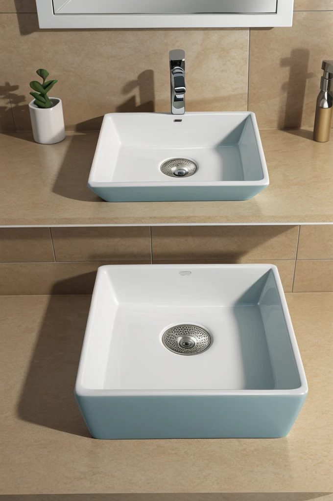 Melamine basin (size: square 12×16) with different colours and designs