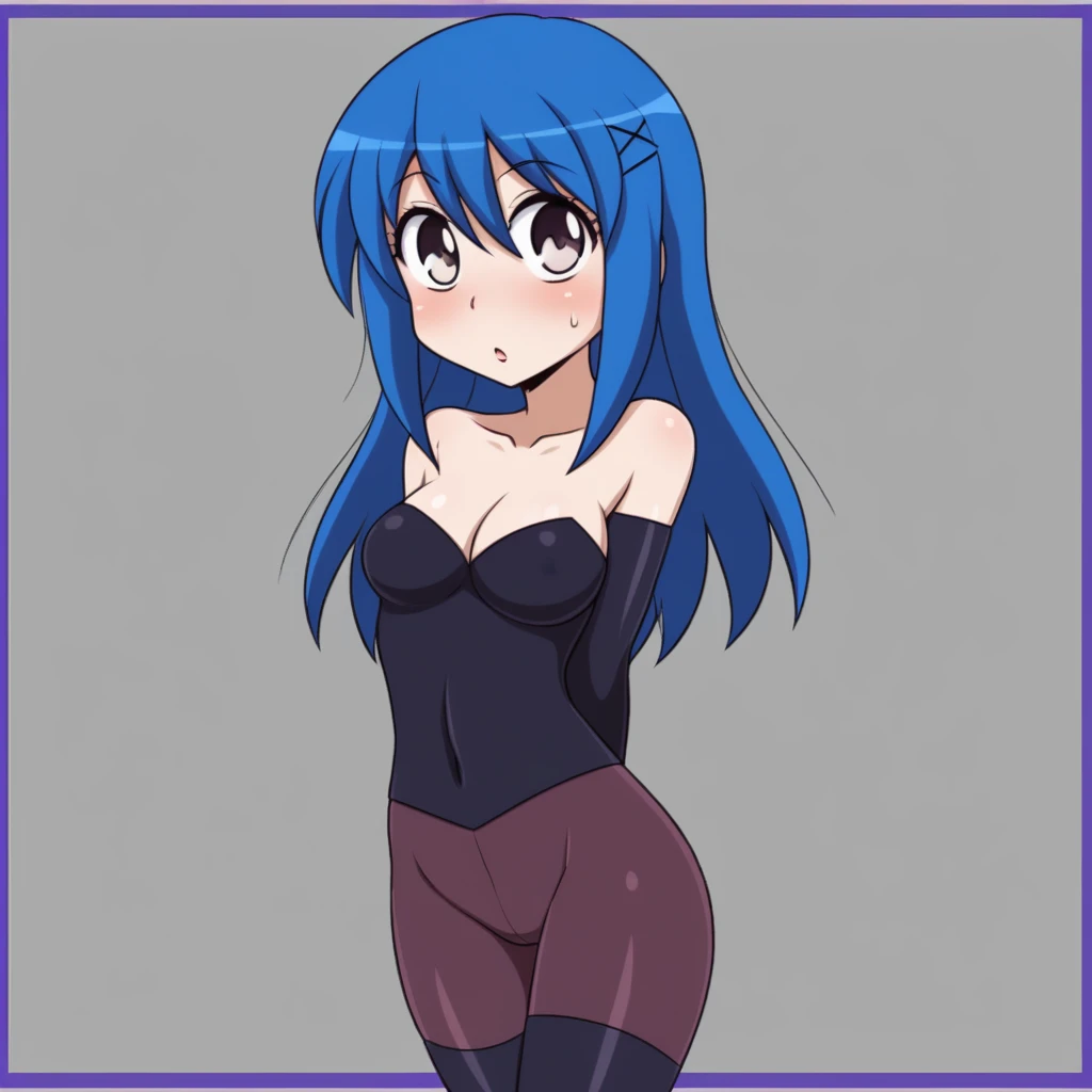 Lacey from Lacey's game usando uma leggings preta
