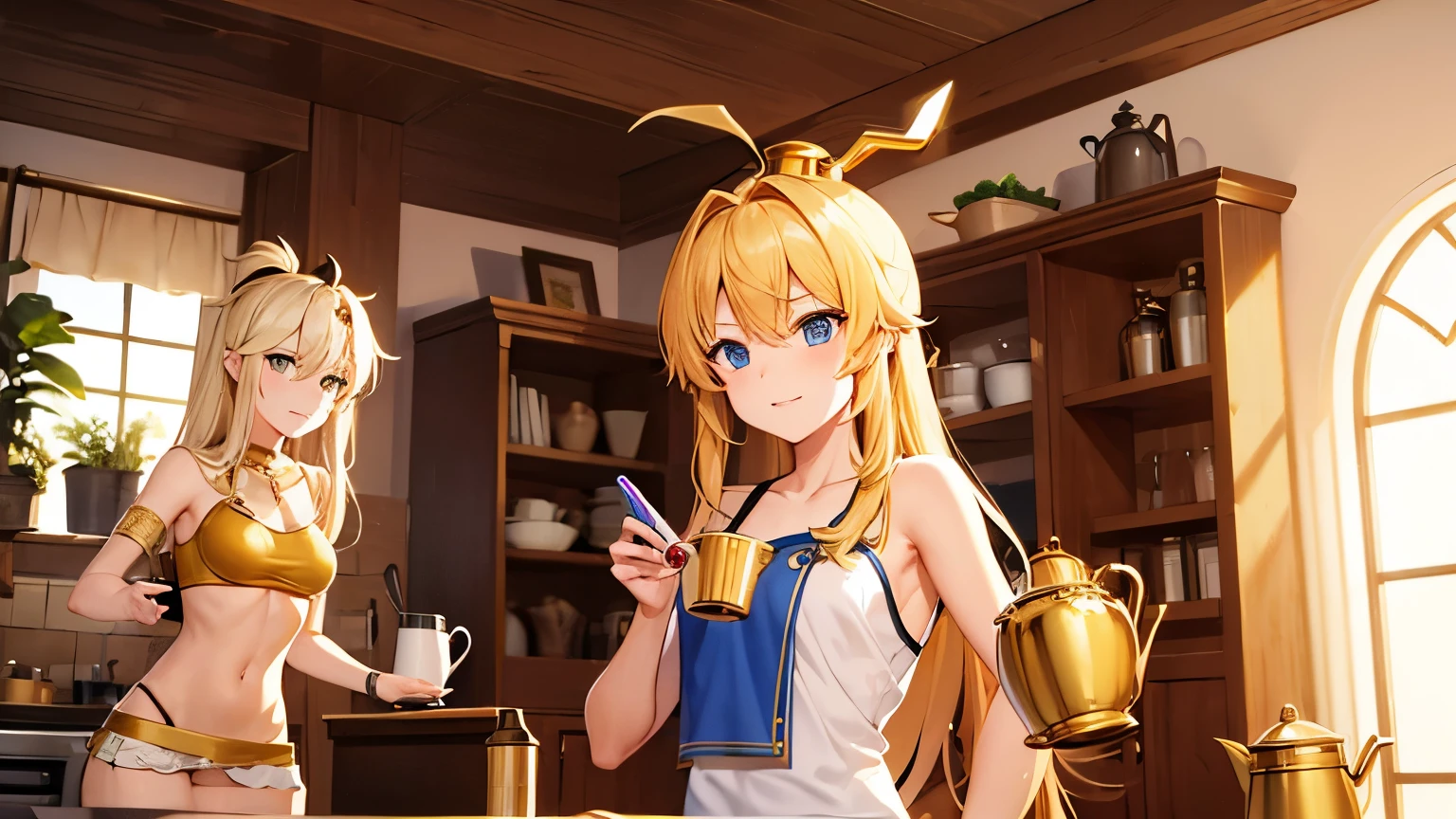 golden kettle, Genie