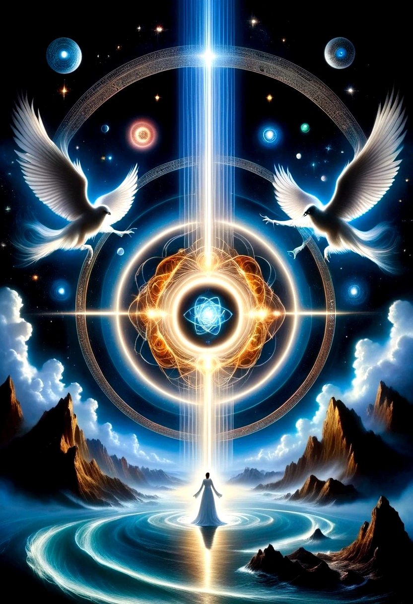 Astrologer，Magic Circle, Sacred geometry, Clear focus, Floating Ghost Mage, Heaven and earth collapsed, Mobius strip, Black Hole, Lots of meteorites floating, Combination Magic Circle, call, Transformation of matter and immateriality, Kim Sik, and other complex ritual combinations , Mike Winkelmann style的超现实数字艺术, Rolf ARmstRong style: Fractal, Alberto Vargas, 和 H&#39;style.R. liver. liver,Magical Realism,classical realism,Surrealism,imagination,Science fiction,From another realm,impossible,Visual exaggeration,Post-cyberpunk,Nano punk,Atomic Punch,gather,Circuit,lightpainting,白羊seat,♈︎,金牛seat,♉︎,双子seat. ♊︎,cancer,♋︎,天蝎seat,♏︎,天秤seat,♎︎,seat,♍︎,狮子seat,♌︎,射手seat,♐︎. 摩羯seat,♑︎,水瓶seat,♒︎,双鱼seat,♓︎,Unreal Engine,Octane RendeRing,V-Ray,High Detail,high quality,high resolution,Surrealism,16K,Ultra wide angle,High Angle Shot,,Bioluminescence,
