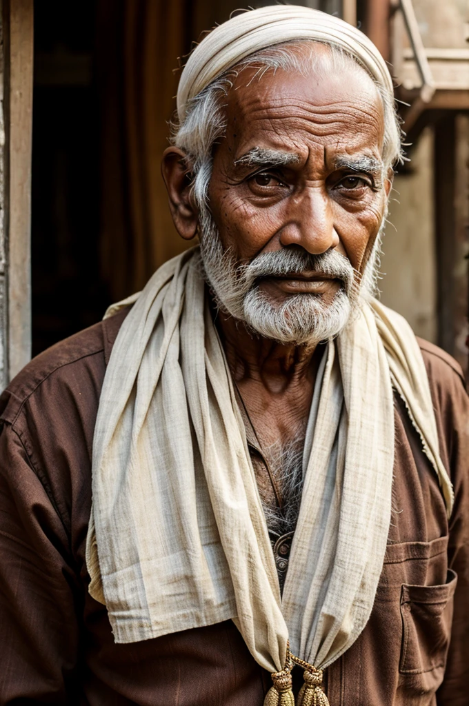 Old india man