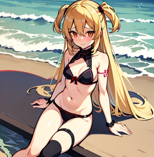 Girls blackmailed by peverted leak pictures lewd sexy embarrassing navel flat chest tight panties on her phone , anime girl with long blonde hair and flat breast posing on the beach, asuna yuuki, , misa amane *, on a sunny beach, in the beach, at the beach, ecchi anime style, blonde anime girl with long hair, rei hiroe, ( ( misa amane # ) ), at a beach, on a beach, beaching